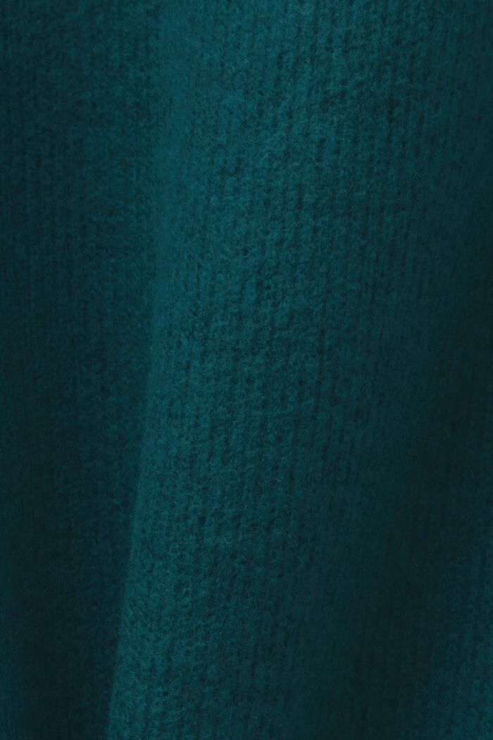 ‌針織中長款半身裙, 翡翠綠, detail image number 5