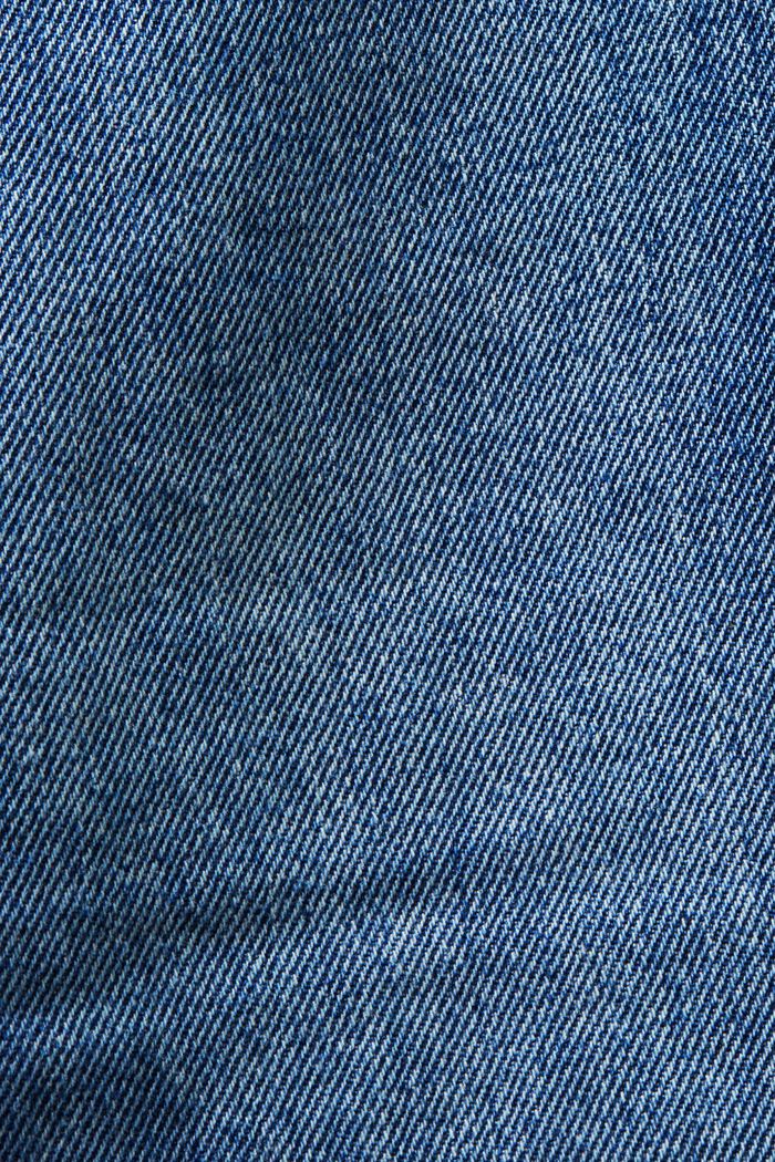 中腰修身牛仔褲, BLUE MEDIUM WASHED, detail image number 6