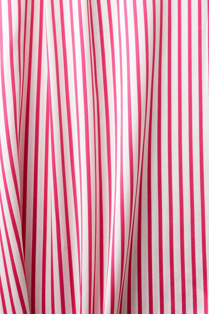 條紋絲質恤衫, 桃紅色, detail image number 5