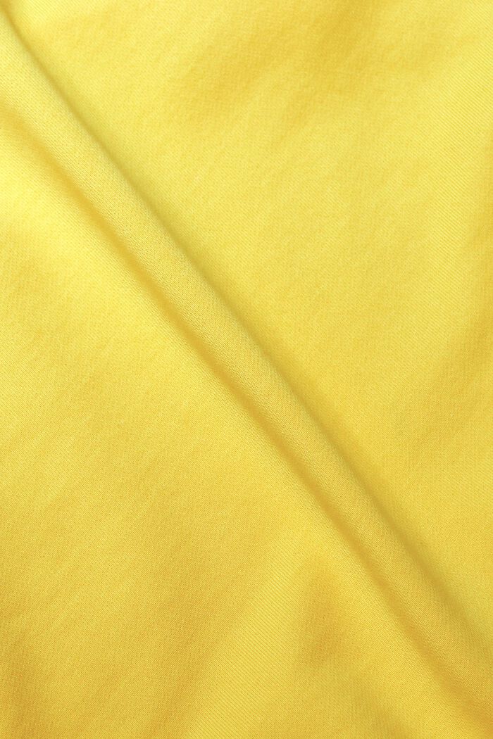 LOGO標誌連帽衛衣, 黃色, detail image number 5