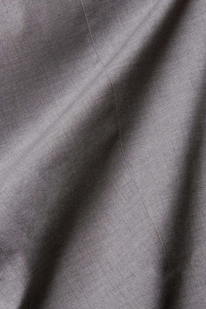 SOFT WOOL Mix & Match雙排扣西裝外套, 灰色, detail image number 4