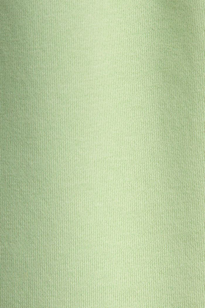 ‌棉質搖粒絨LOGO標誌運動褲, 淺綠色, detail image number 4