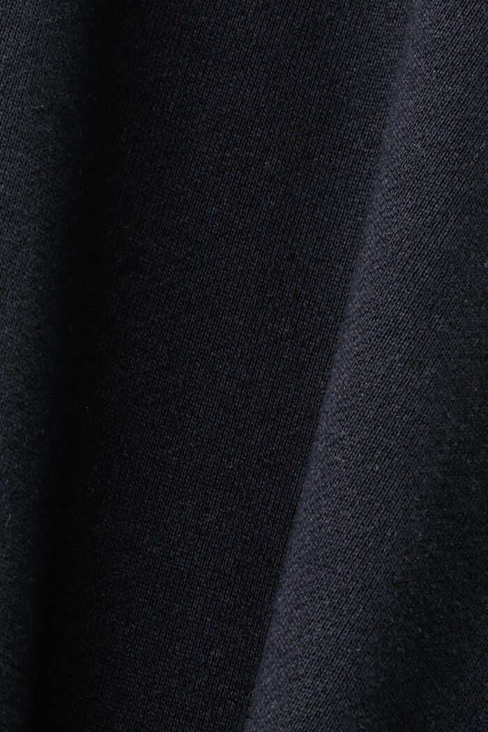 Embroidered Logo Sweatshirt, BLACK, detail image number 5