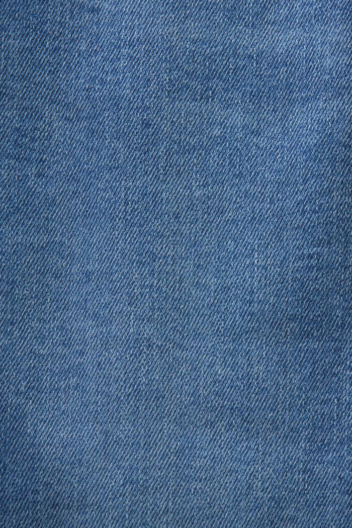 中腰修身牛仔褲, BLUE MEDIUM WASHED, detail image number 5