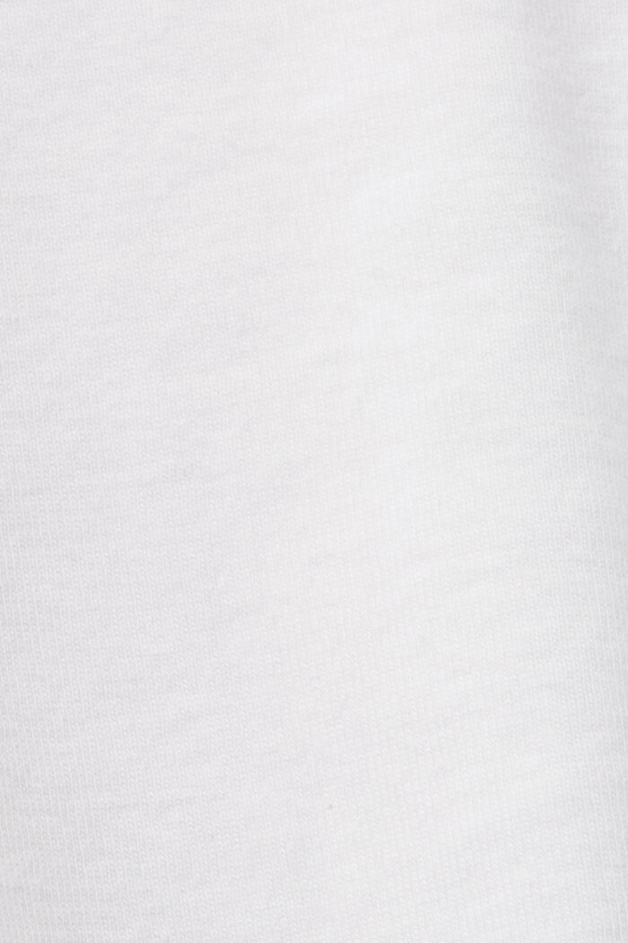 正面印花T恤衫, 白色, detail image number 5