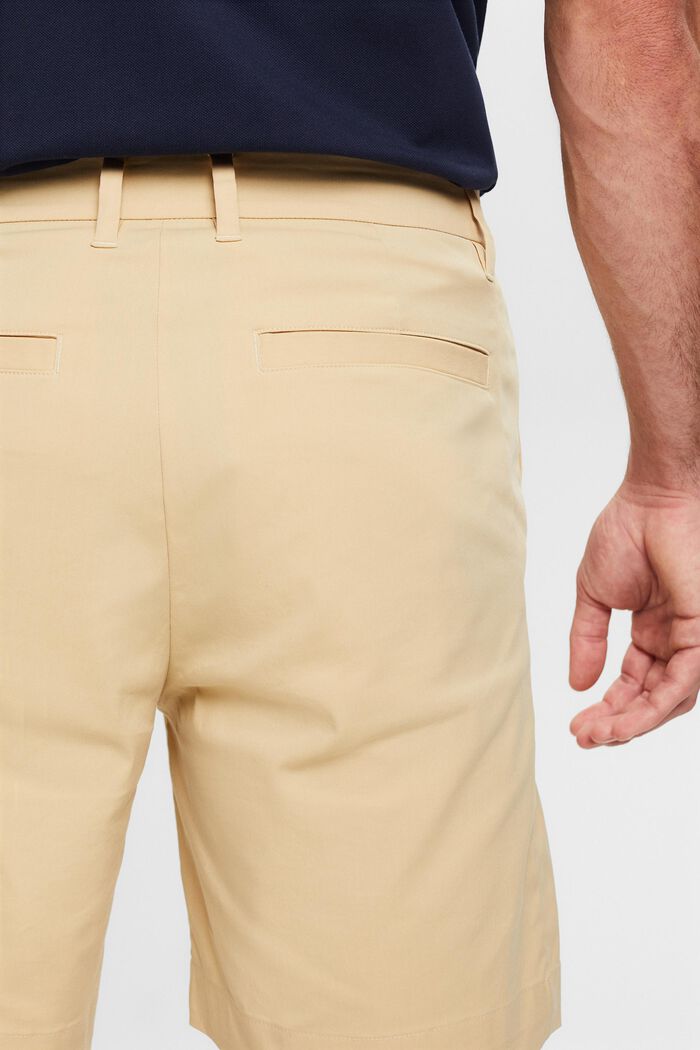 Stretch-Twill Chino Shorts, SAND, detail image number 3