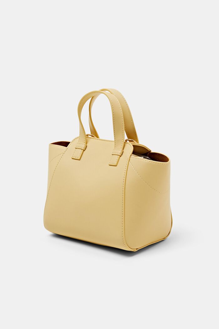Small Tote Crossbody Bag, PASTEL YELLOW, detail image number 2