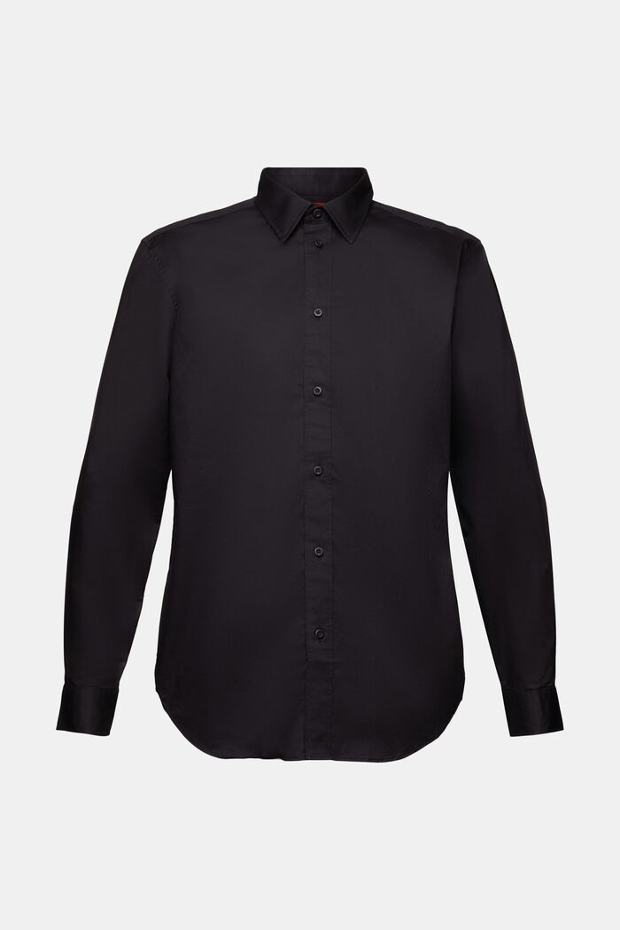 標準版型恤衫, 黑色, detail image number 6