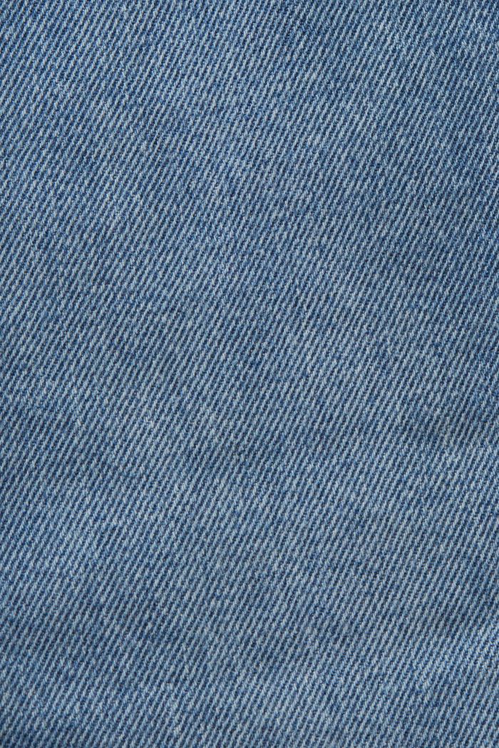 ‌中腰標準錐形牛仔褲, BLUE MEDIUM WASHED, detail image number 6