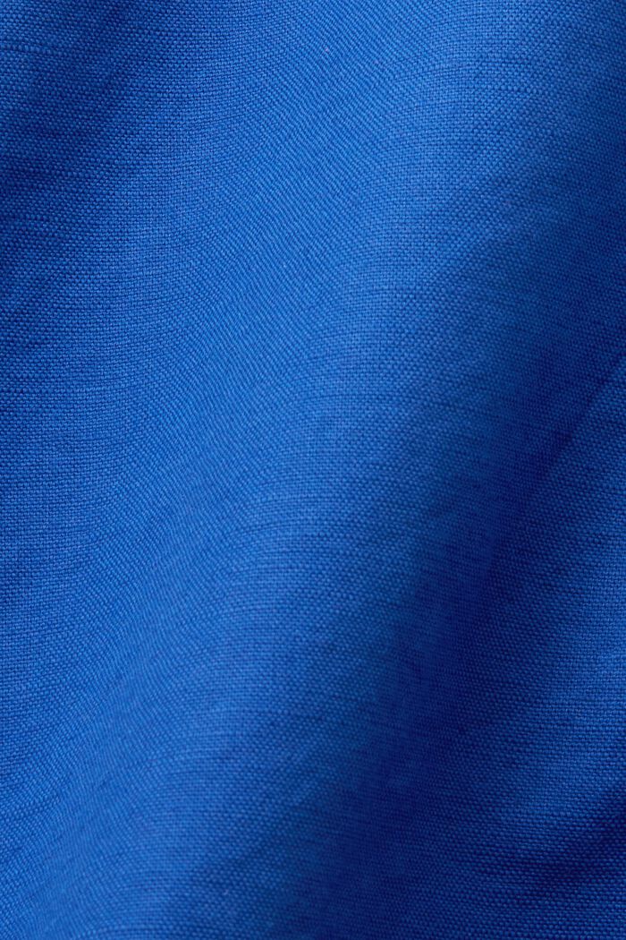 ‌棉麻混紡輕便短褲, 深藍色, detail image number 5