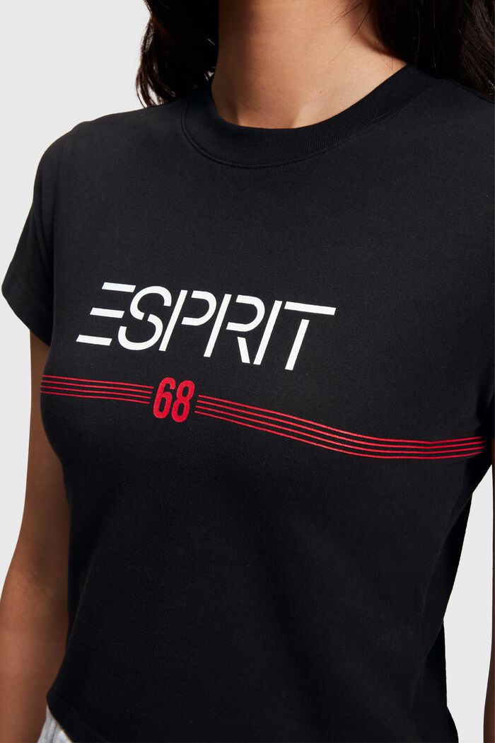 ESPRIT x Rest & Recreation Capsule 短版 T 恤, 黑色, detail image number 0