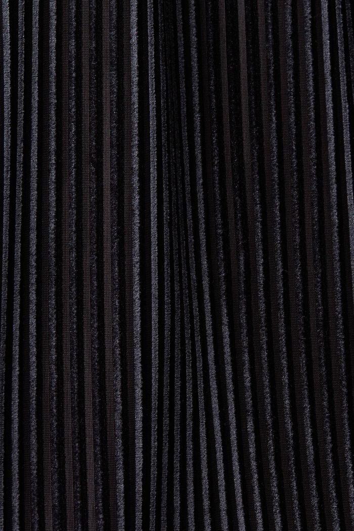 寬鬆條紋慢跑長褲, 黑色, detail image number 6