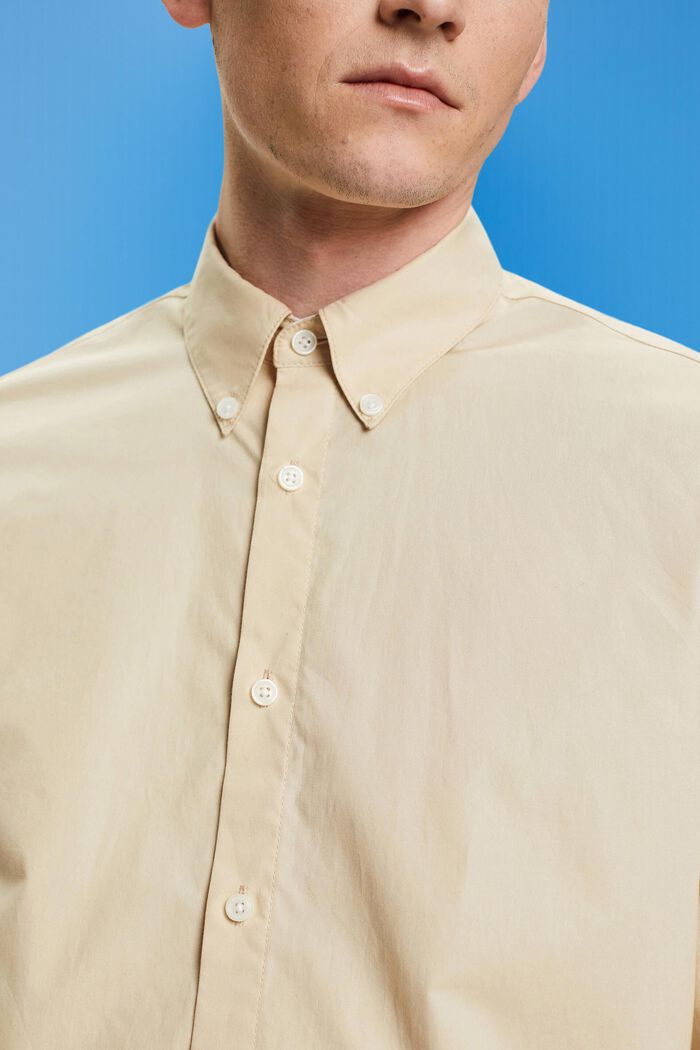 扣角領恤衫, 米色, detail image number 2