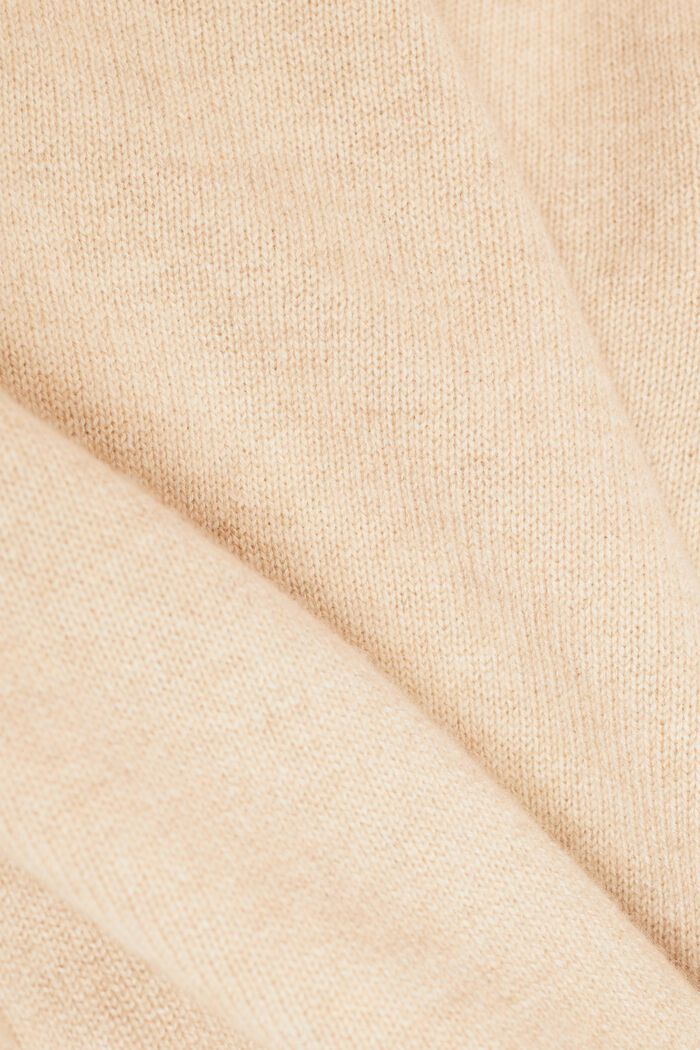 羊絨套頭衫, 米色, detail image number 5
