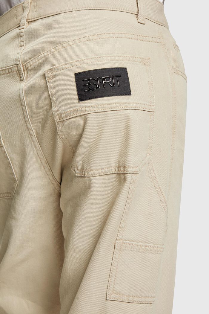 Straight fit carpenter chinos, SAND, detail image number 3