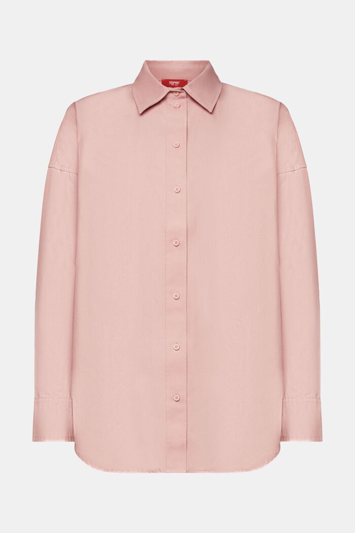 ‌棉質府綢恤衫, 粉紅色, detail image number 7