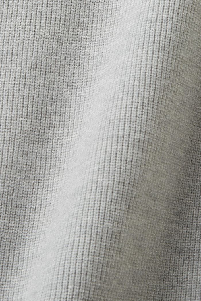 ‌羅紋針織中長款半身裙, 淺灰色, detail image number 5