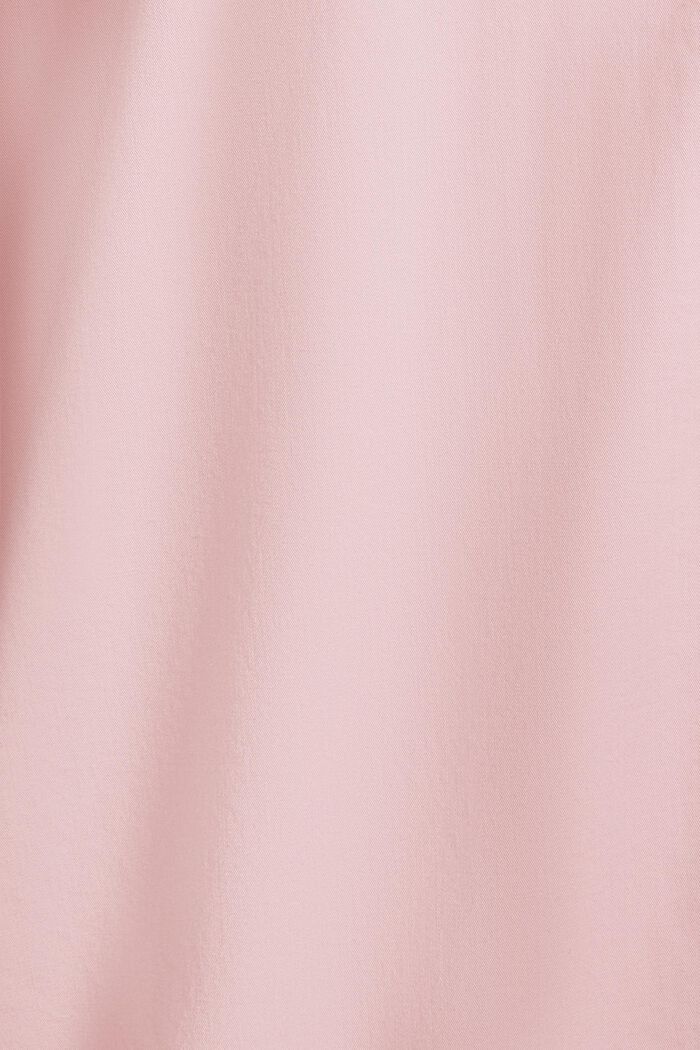 超大廓形女裝恤衫, 粉紅色, detail image number 4