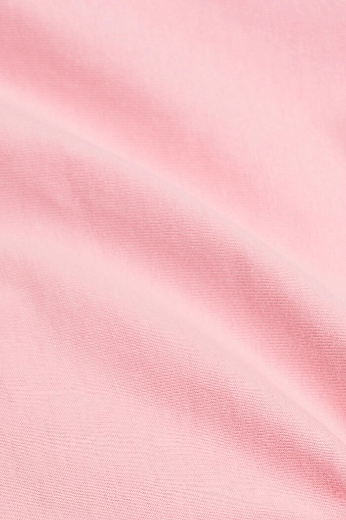 LOGO標誌印花棉質T恤, 粉紅色, detail image number 5