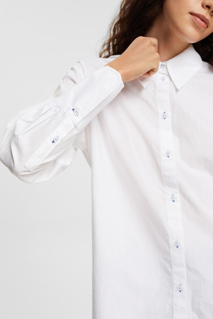 女裝恤衫, 白色, detail image number 0