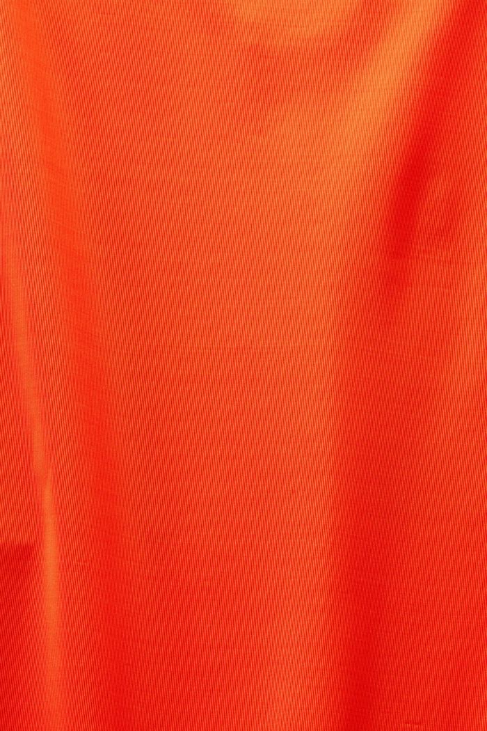 網眼布長袖上衣, 橙色, detail image number 5