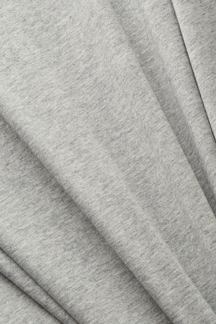LOGO標誌圓領T恤, 淺灰色, detail image number 4
