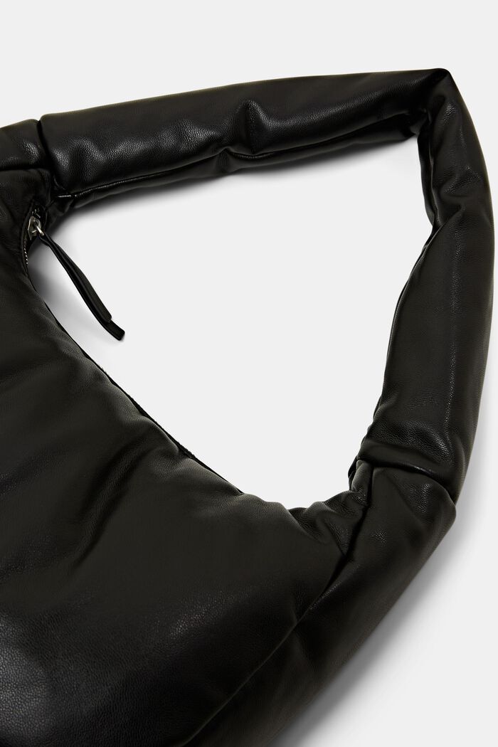 ‌軟墊肩背袋, 黑色, detail image number 1