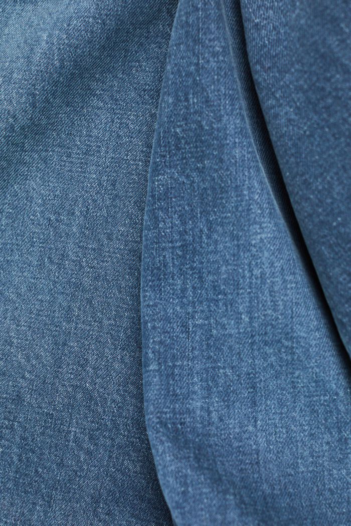 修身牛仔褲, BLUE MEDIUM WASHED, detail image number 6