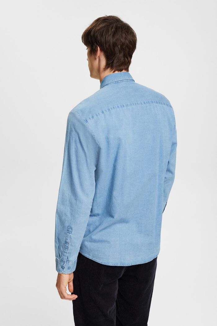 牛仔恤衫, 藍色, detail image number 5