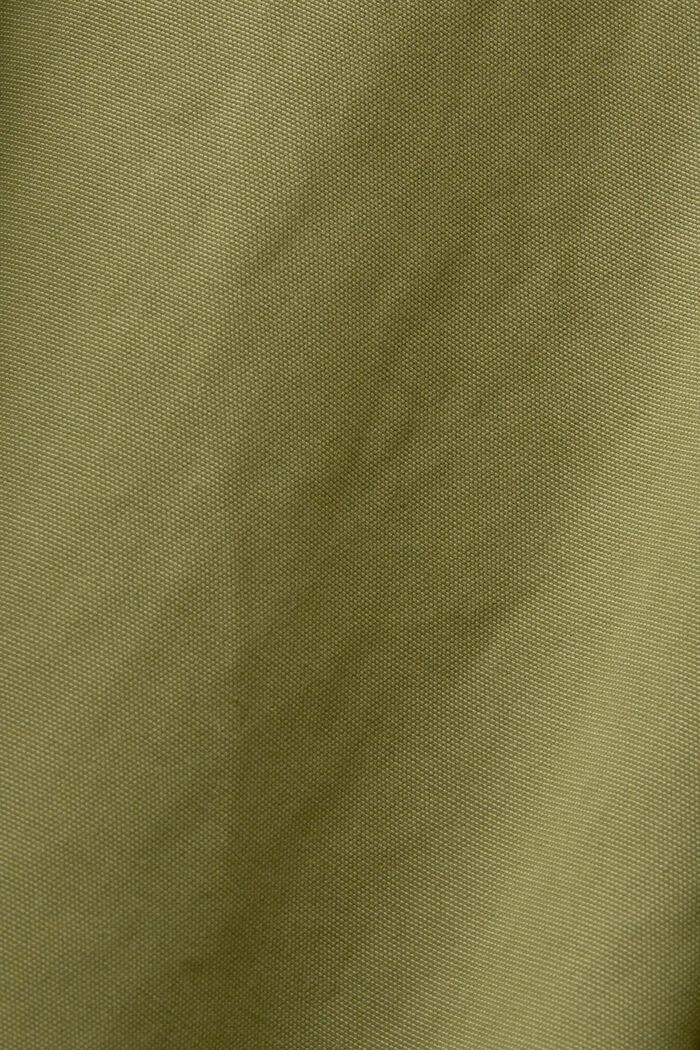 Short, hooded trench coat, OLIVE, detail image number 6