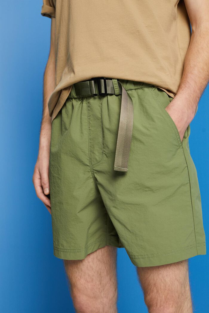 帶內置腰帶短褲, 橄欖綠, detail image number 2