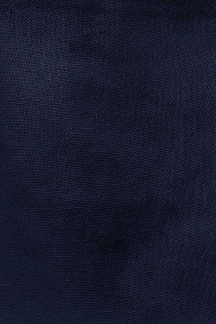 ‌亞麻混紡輕便短褲, 深藍色, detail image number 6