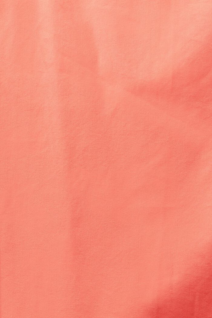 ‌棉質府綢恤衫, 珊瑚色, detail image number 4