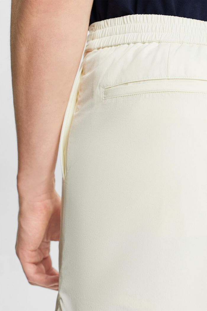 Stretch-Poplin Shorts, ICE, detail image number 4