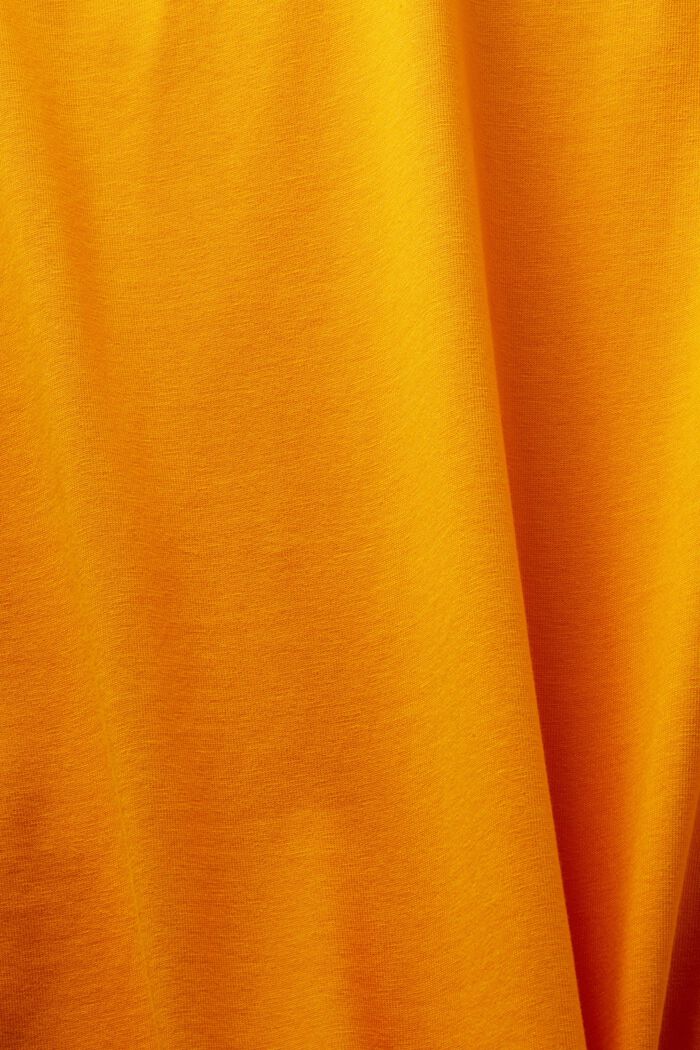圖案式LOGO標誌T恤, 橙金色, detail image number 5