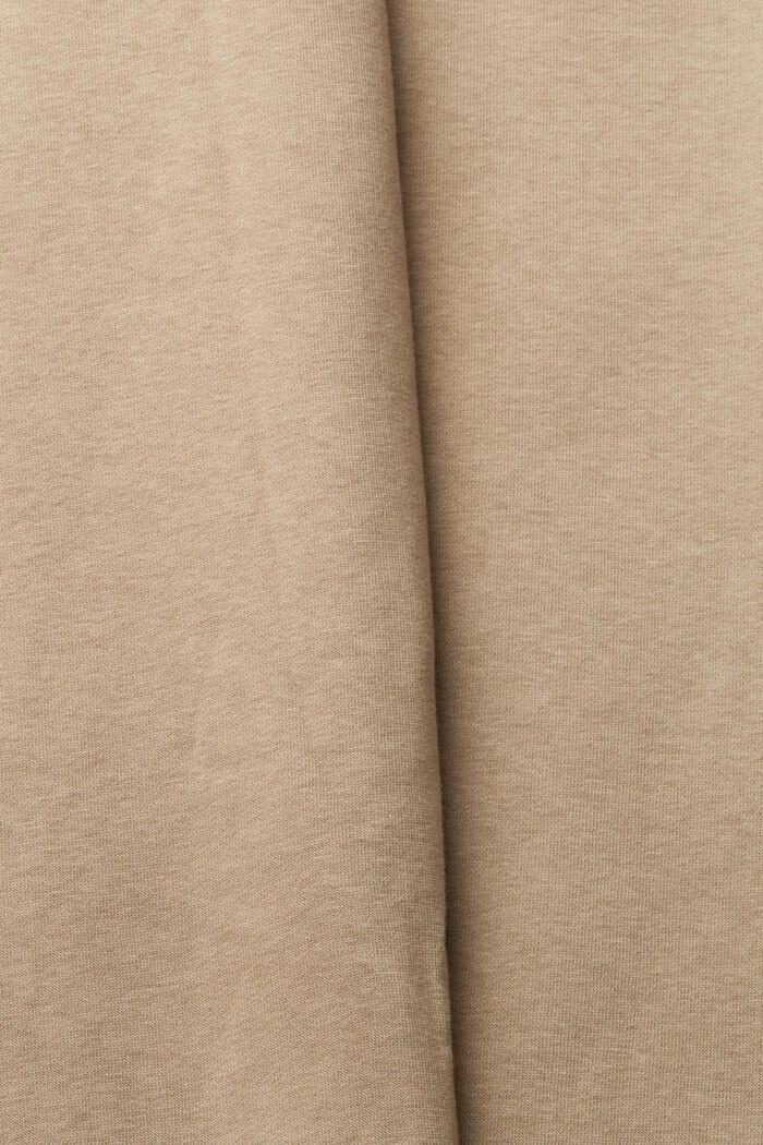 Relaxed fit tracksuit bottoms, PALE KHAKI, detail image number 1