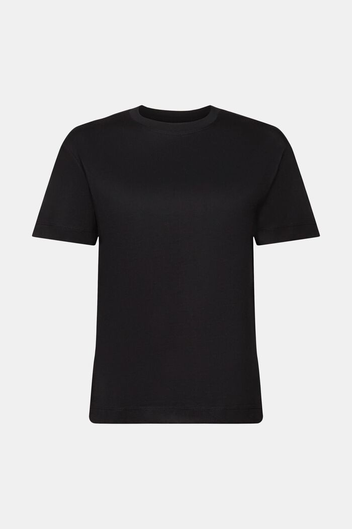 Organic Cotton T-Shirt, BLACK, detail image number 6