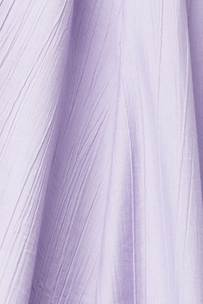 褶襉中長款半身裙, 淺紫色, detail image number 5