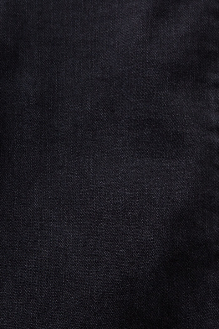 ‌九分喇叭牛仔褲, BLACK DARK WASHED, detail image number 5