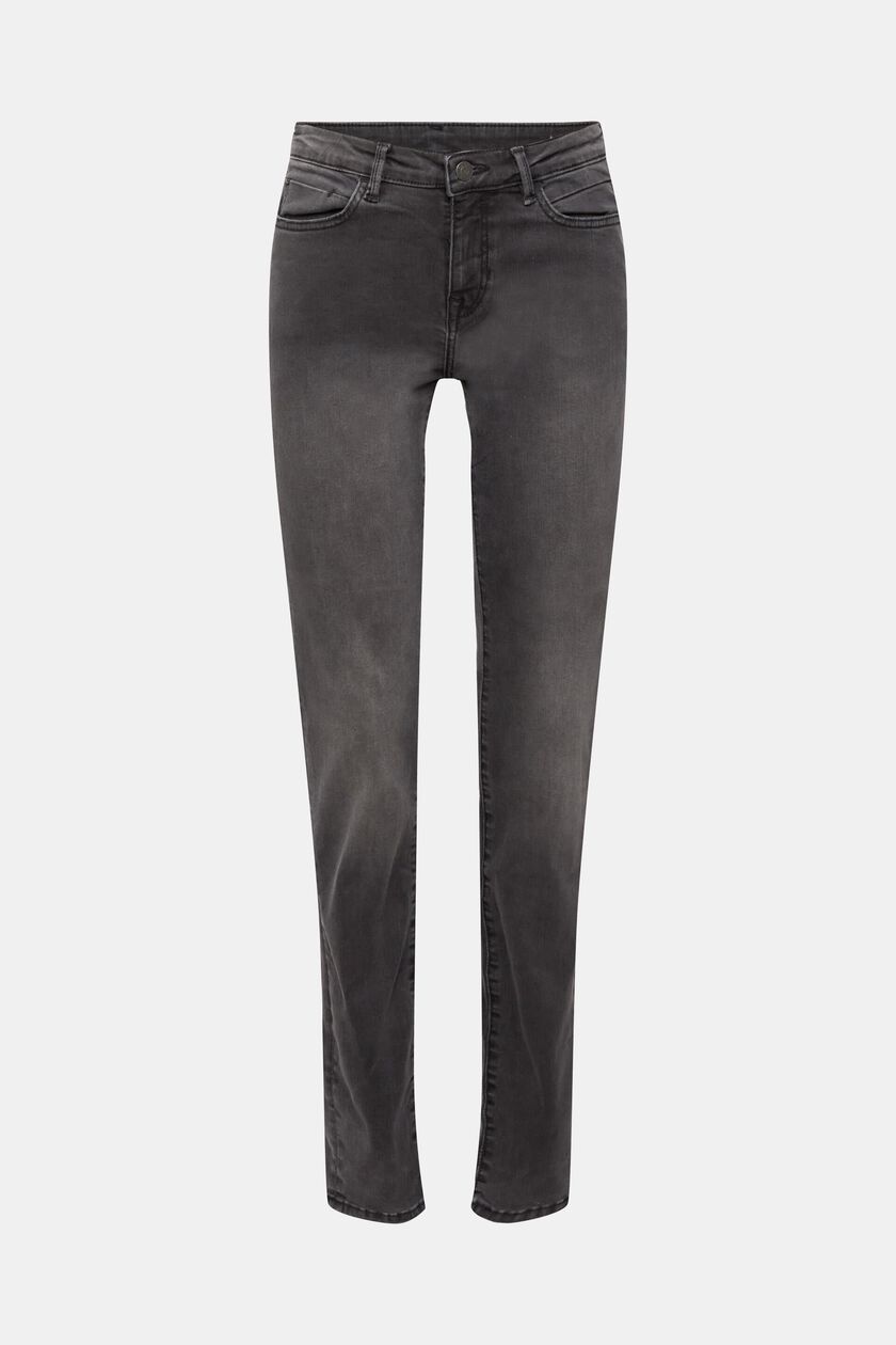 Mid-rise slim fit stretch jeans, Dual Max