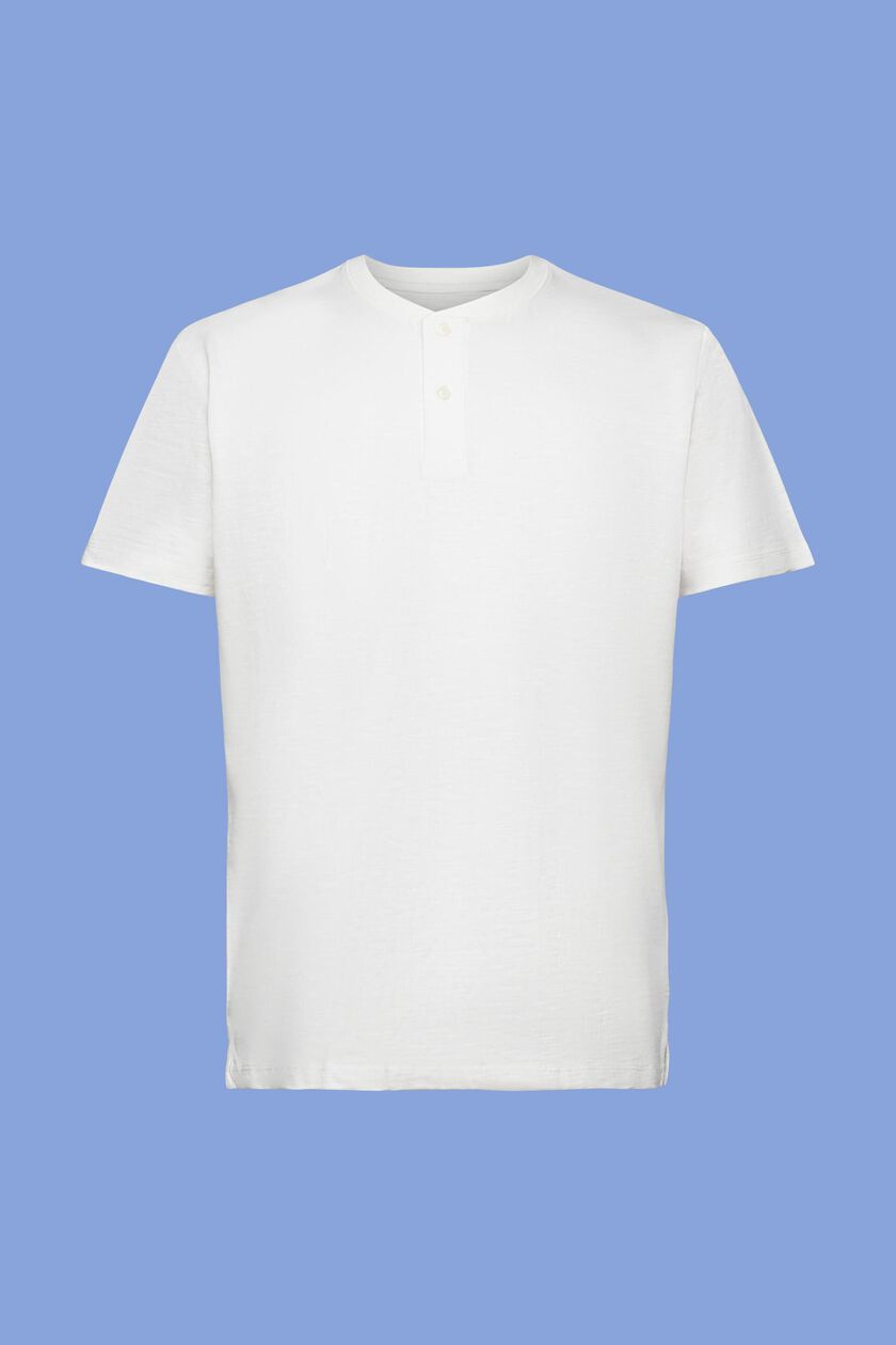 Cotton Henley T-Shirt
