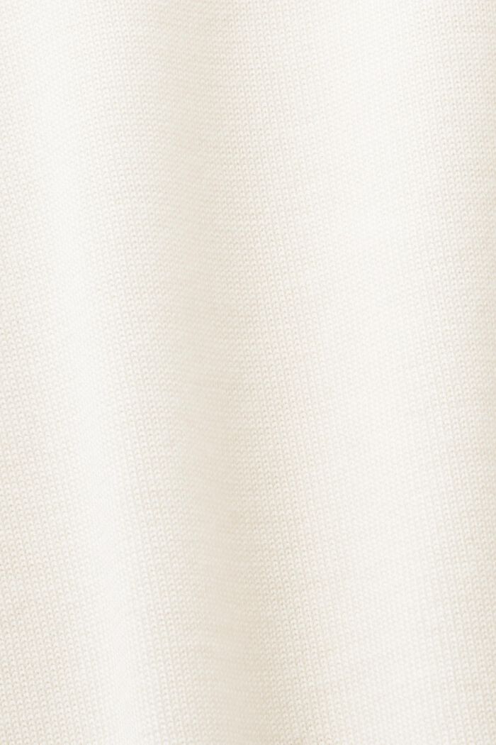 ‌羊毛短袖毛衣, 米色, detail image number 5
