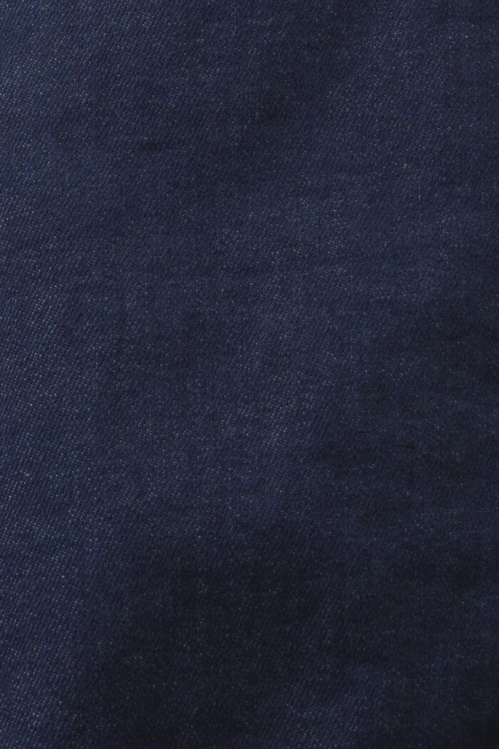 中腰緊身牛仔褲, 藍色, detail image number 6