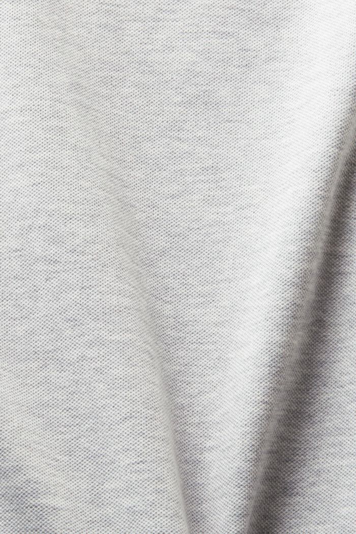 短袖POLO風T恤, 淺灰色, detail image number 5