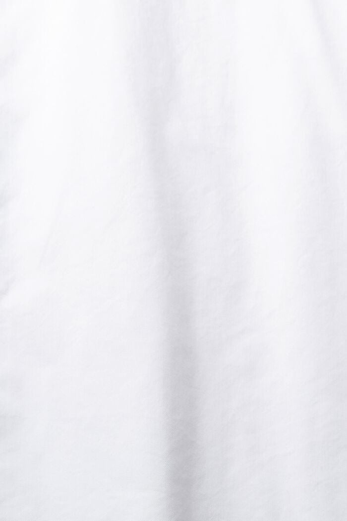 修身鈕扣恤衫, 白色, detail image number 5