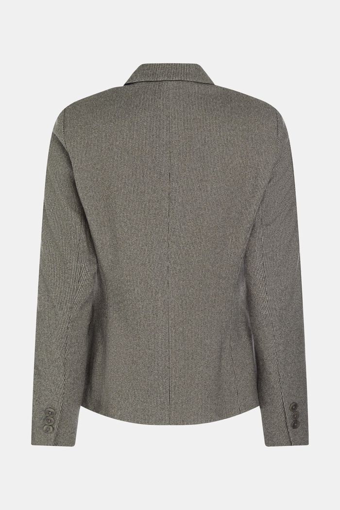 雙色調休閒西裝外套, 灰色, detail image number 6