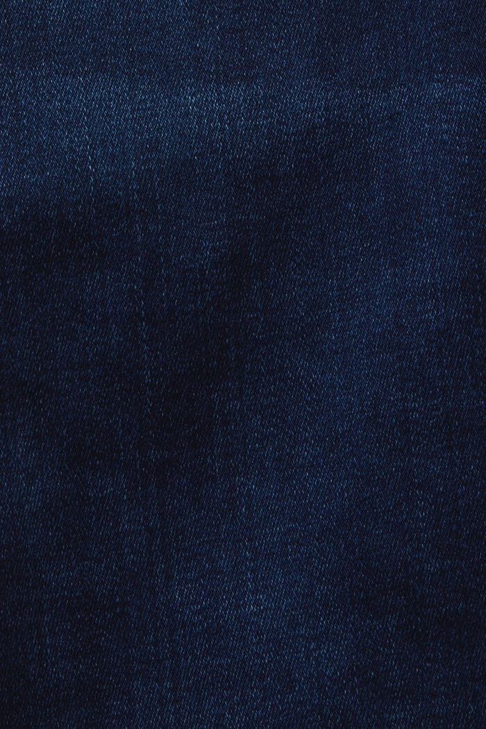 ‌中腰緊身牛仔褲, BLUE DARK WASHED, detail image number 6