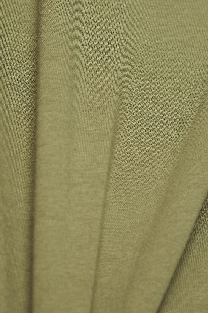 刺繡LOGO標誌棉質T恤, 橄欖綠, detail image number 5