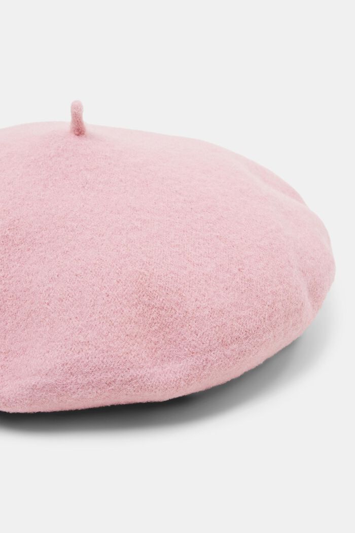 ‌羊毛混紡貝雷帽, 粉紅色, detail image number 2