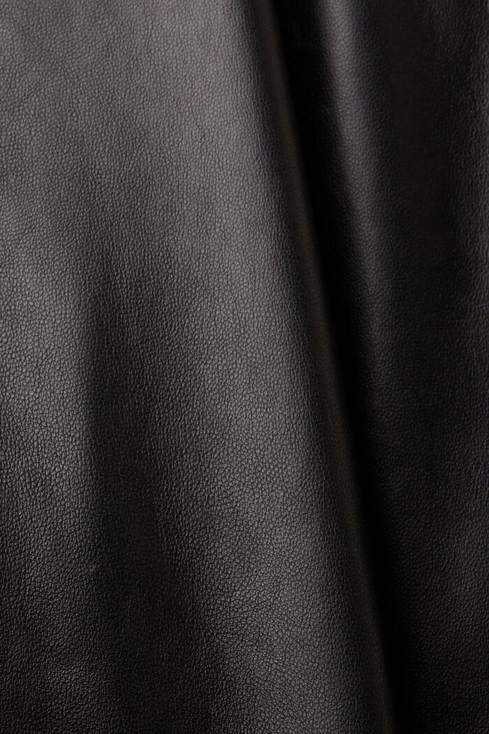 Jackets outdoor leather, 黑色, detail image number 6